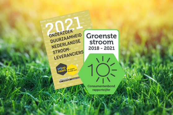 Vrijopnaam opnieuw uitgeroepen tot groenste energieleverancier van Nederland! 